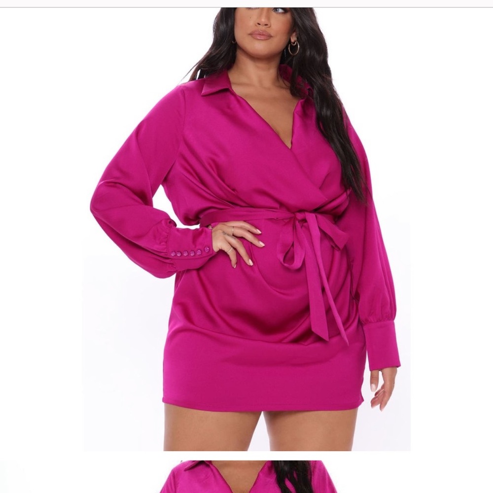 Pretty fuchsia dress